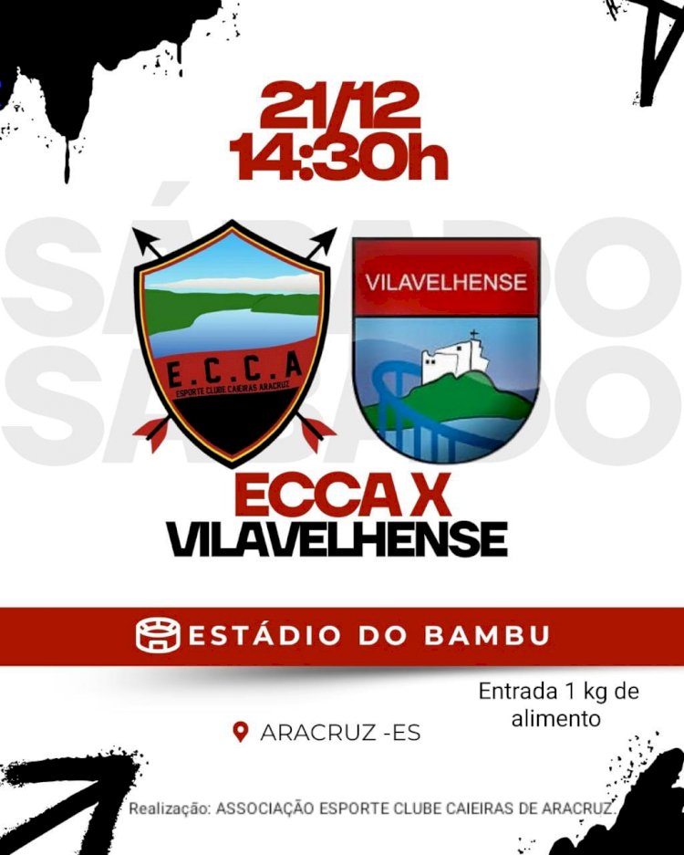 Esporte Clube Caieiras receberá Vilavelhense em amistoso no Bambu