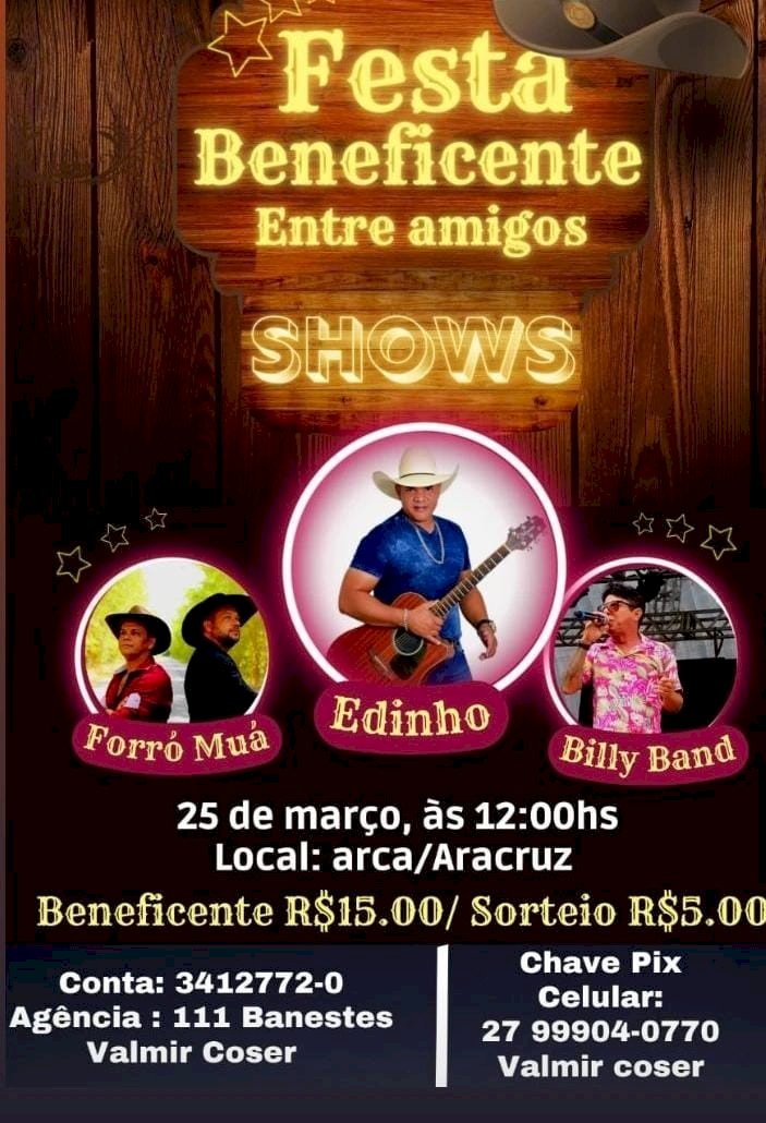 Festa Beneficente na ARCA