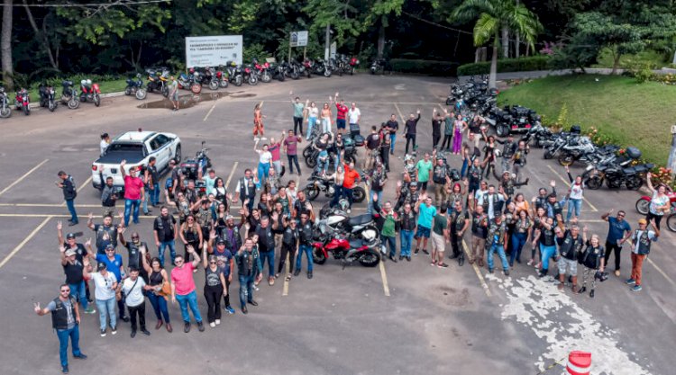 Moto Romaria reúne mais de 150 motociclistas em Ibiraçu