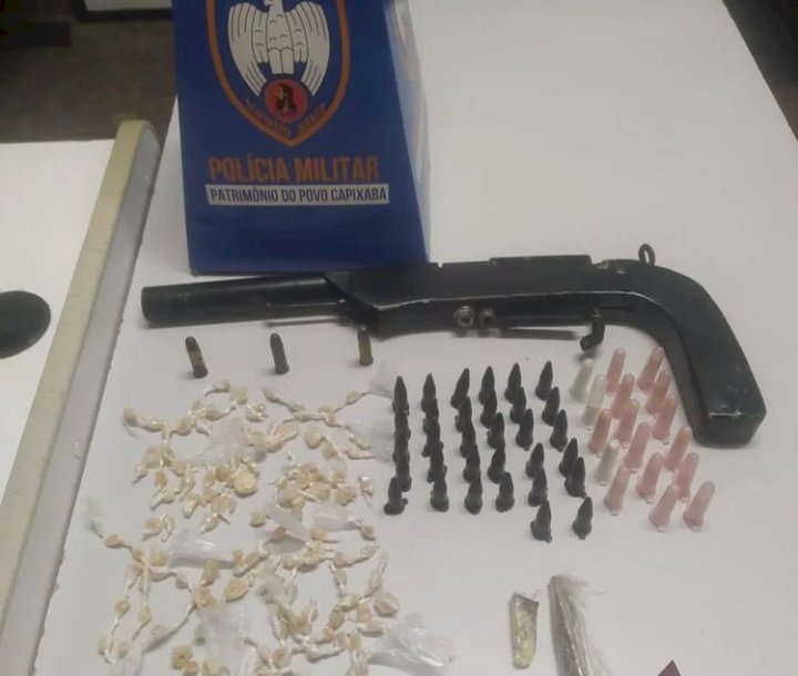 Drogas e arma são apreendidas no Nova Conquista