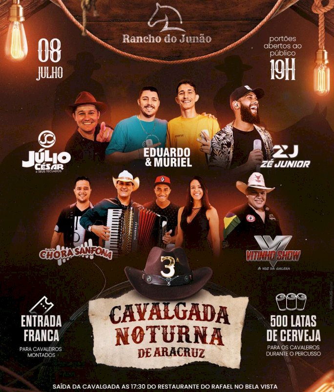 3° Cavalgada Noturna de Aracruz