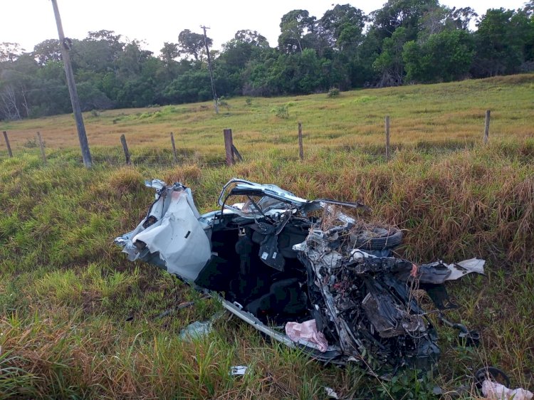 Acidente entre carro e ônibus deixa vítima fatal em Aracruz