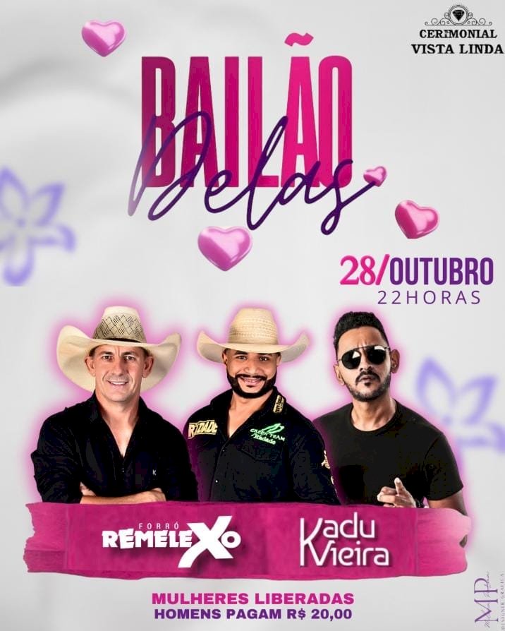 Vêm aí o Bailão Delas com Trio Remelexo e Kadu Vieira