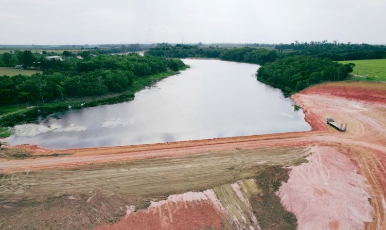 Barragem de Rio Francês em Jacupemba pronta para armazenar água