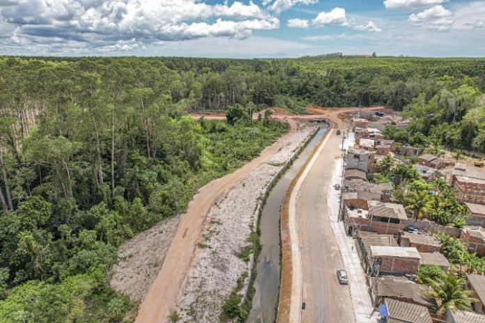 Quase metade das obras de Macrodrenagem da Grande Bela Vista em Aracruz estão concluídas