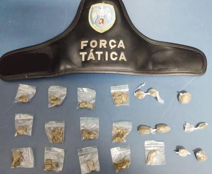 Adolescente é preso traficando drogas em Santa Cruz