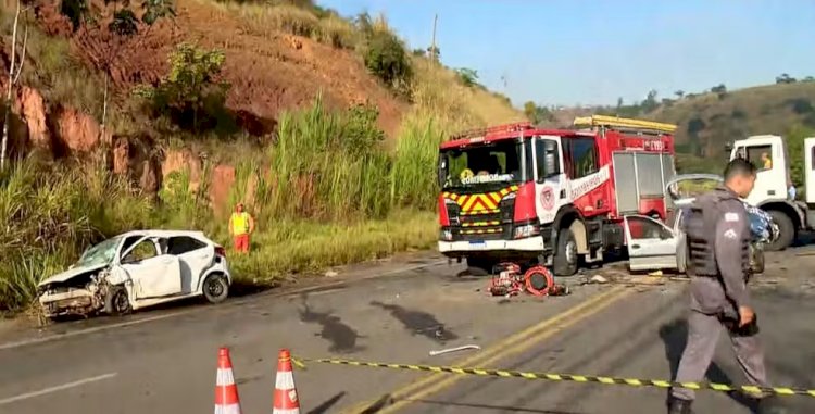 Acidente deixa 3 mortos e 3 feridos na BR-259, no ES