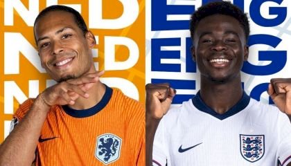 De olho na decisão, Holanda e Inglaterra medem forças na Eurocopa