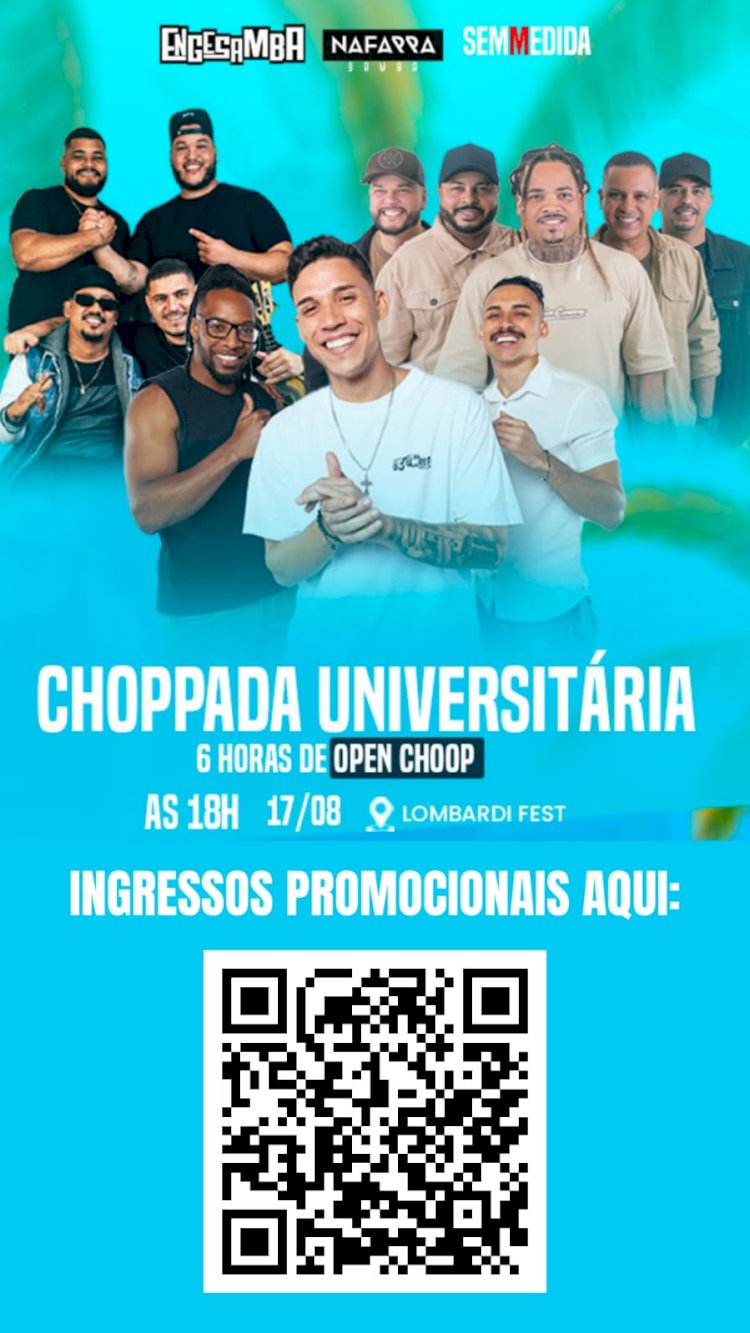 Choppada Universitária agitará a região