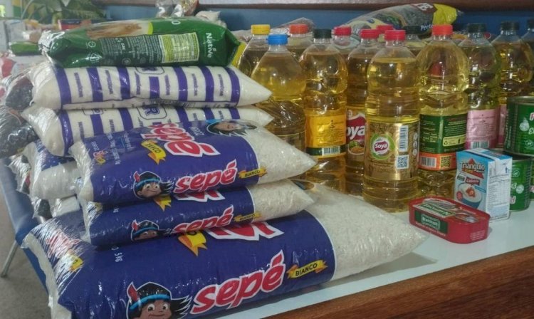 Gincana Solidária arrecada mais de 250 quilos de alimentos durante a semana da criança