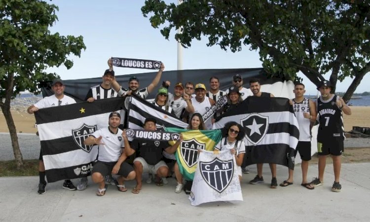 Torcedores do ES na final da Libertadores