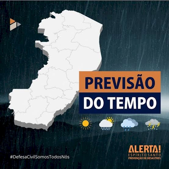 ES recebe dois novos alertas para chuva e ventos intensos