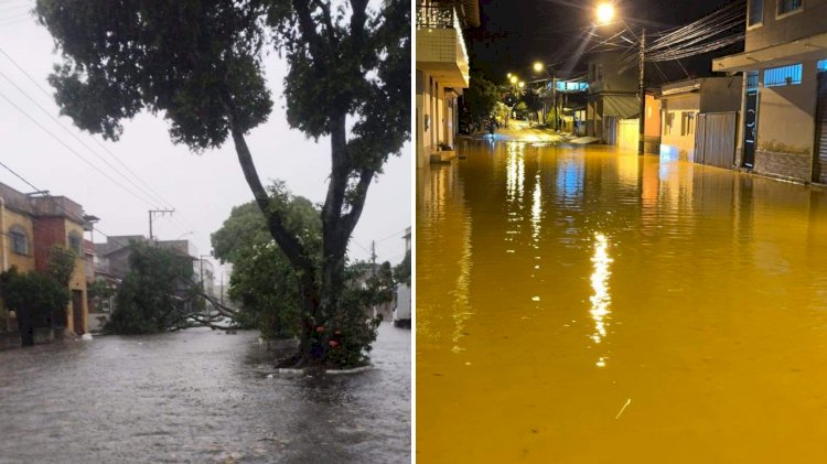 Chuva no ES: mais de 250 pessoas estão fora de casa após temporal