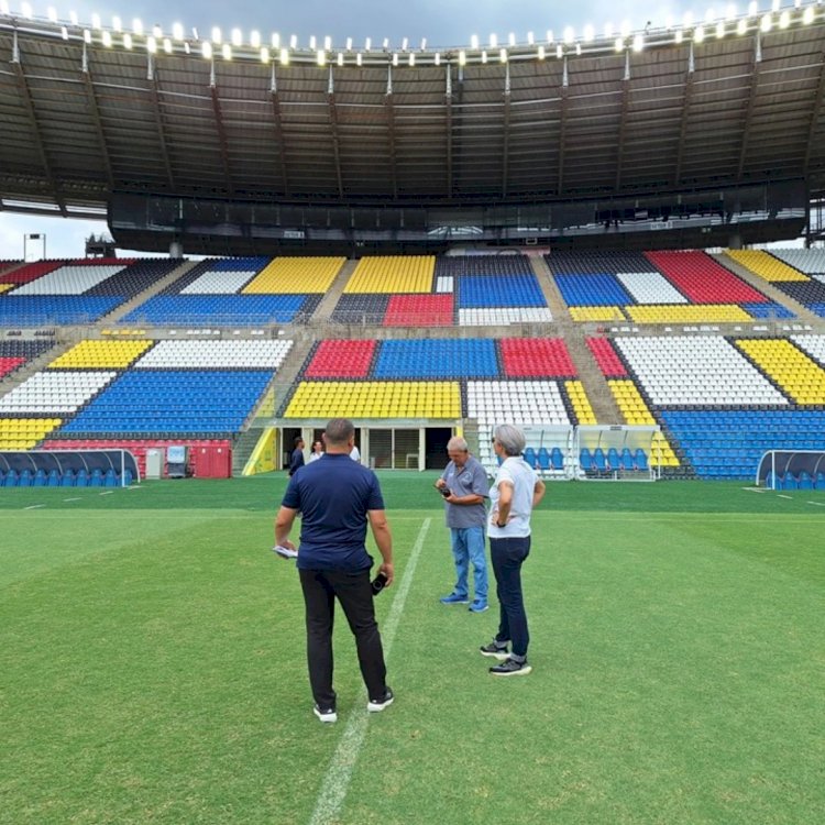 Fifa visita o Kleber Andrade para Copa do Mundo Feminina 2027