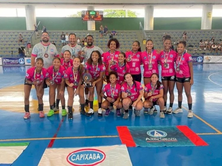 Clube Capixaba conquista bronze e vaga no Brasileiro de Handebol Cadete Feminino