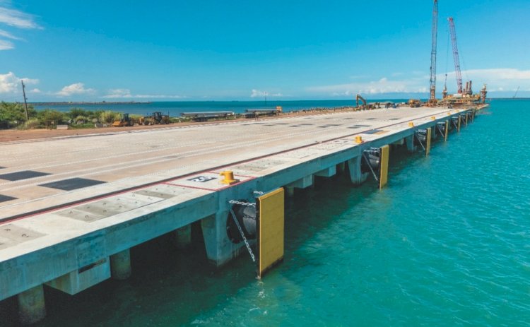Imetame conclui parte de cais do novo porto de Aracruz
