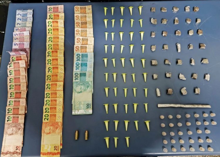 Jovem é preso em Ibiraçu por tráfico de drogas e posse de munições